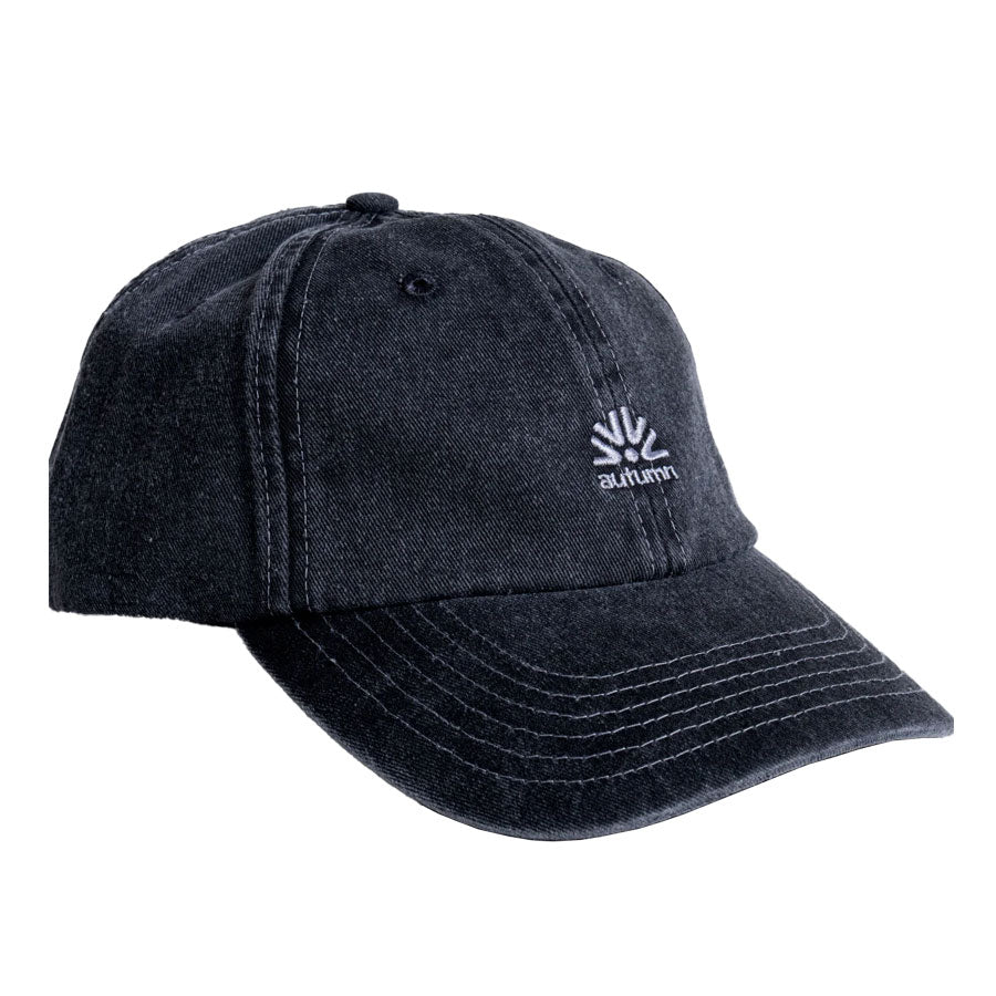 Autumn Six Panel Strapback Cap Black 2027
