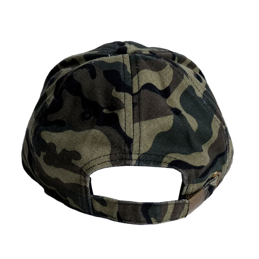 Autumn Six Panel Strapback Cap Camo 2027
