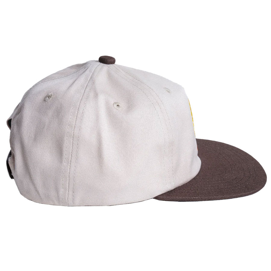 Autumn Twill Five Panel Snapback Cap Natural 2027