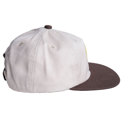 Autumn Twill Five Panel Snapback Cap Natural 2027