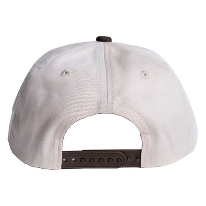 Autumn Twill Five Panel Snapback Cap Natural 2027