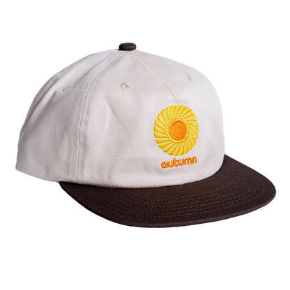 Autumn Twill Five Panel Snapback Cap Natural 2027