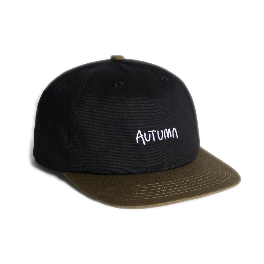 Autumn Two Tone Twill Snapback Hat Black 2026