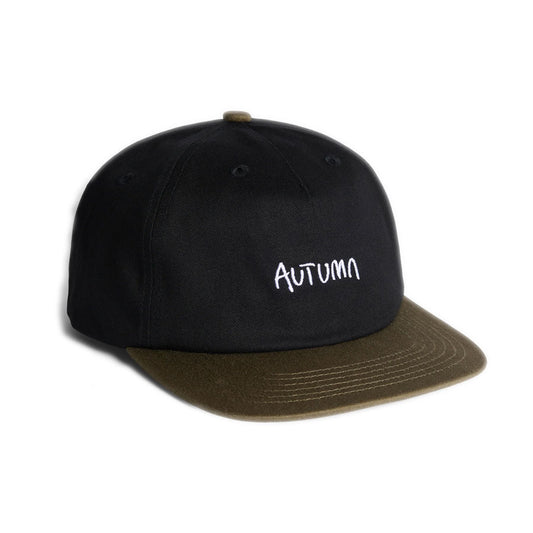 Autumn Two Tone Twill Snapback Hat Black 2026