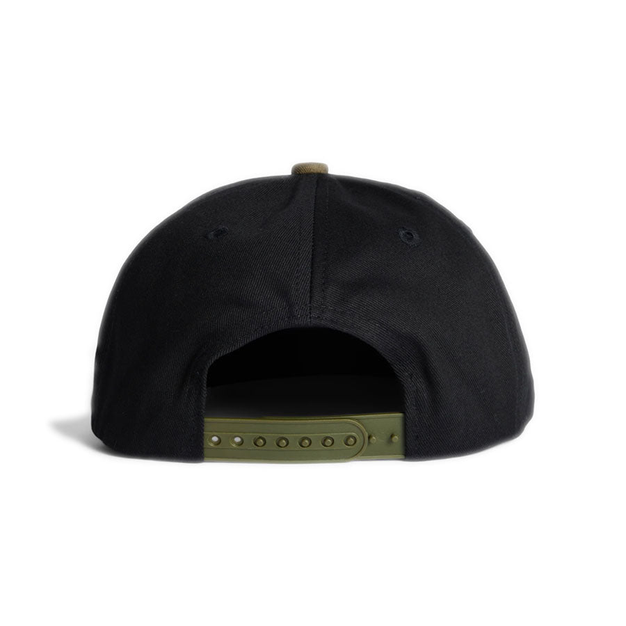 Autumn Two Tone Twill Snapback Hat Black 2026
