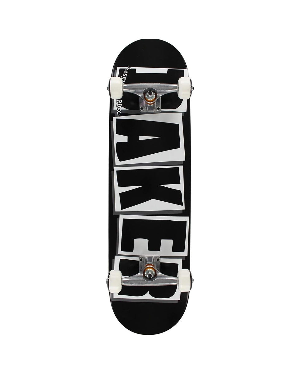 Baker Brand Logo Black/White Complete 8.5"