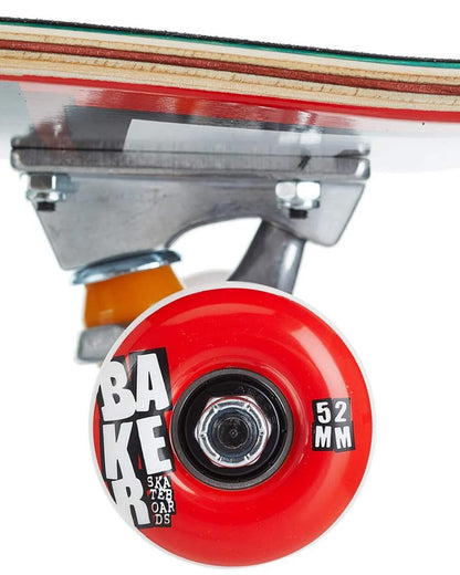 Baker Brand Logo White Complete 7.75"