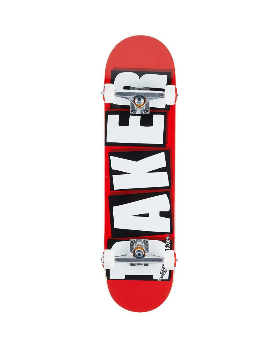Baker Brand Logo White Complete 7.5"