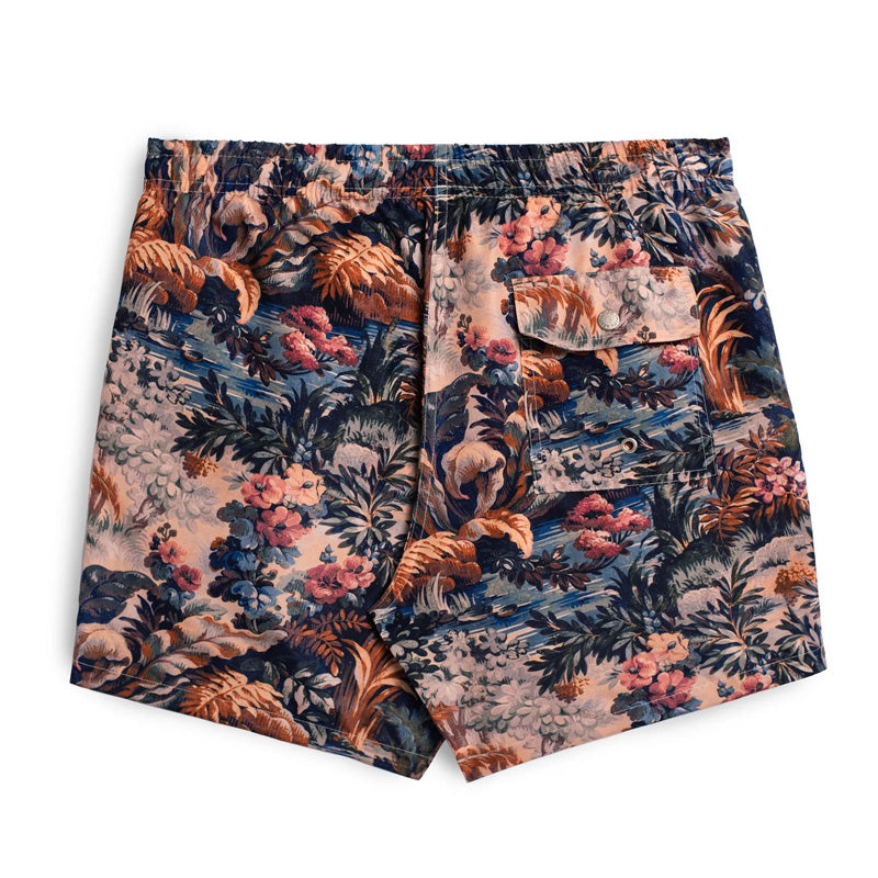 Bather Blue Forest Swim Trunk - Blue
