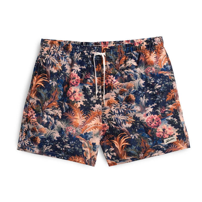 Bather Blue Forest Swim Trunk - Blue