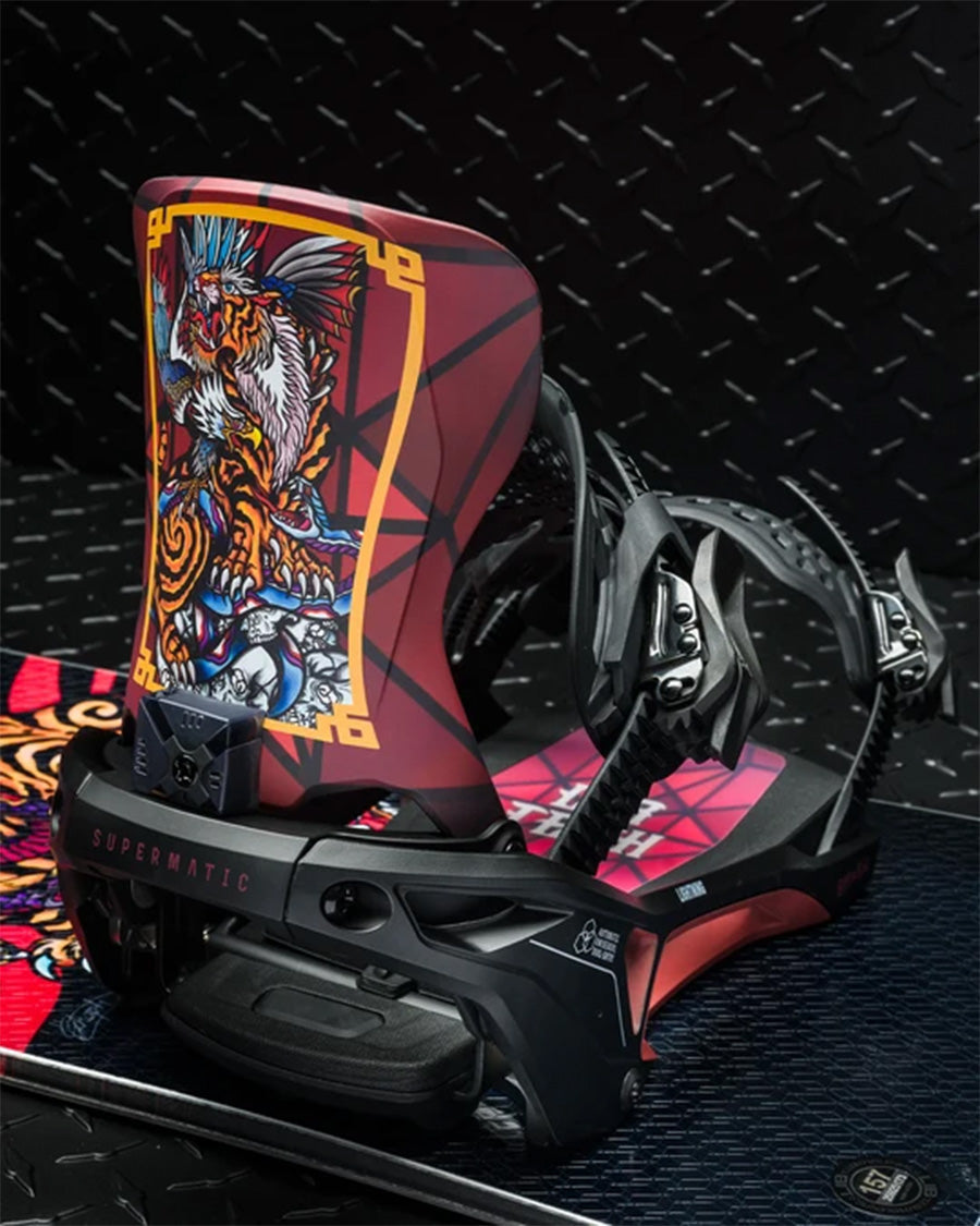 Bent Metal Men's Lightning Supermatic Binding Black/Red 2027