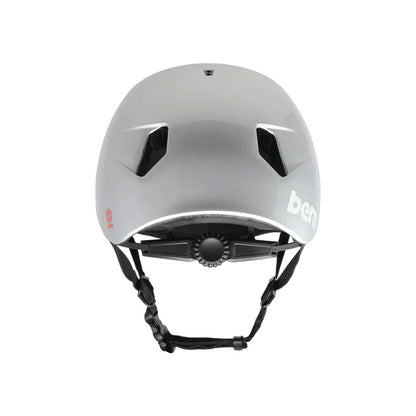 Bern Kids Nino DVRT Helmet Metallic Silver Shark Bite 2026
