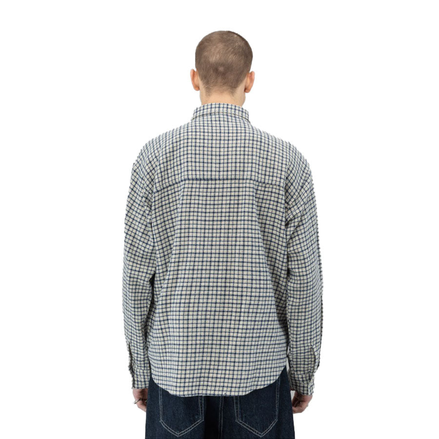 Beyond Medals Checkered Shirt Beige