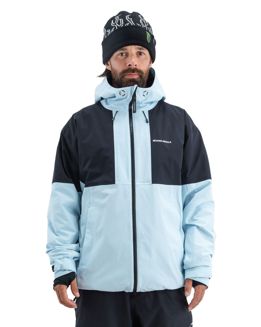 Beyond Medals Fullzip Jacket 2L Ripstop Light Blue 2027