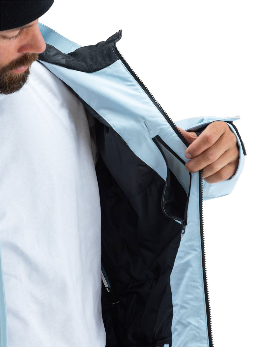 Beyond Medals Fullzip Jacket 2L Ripstop Light Blue 2027