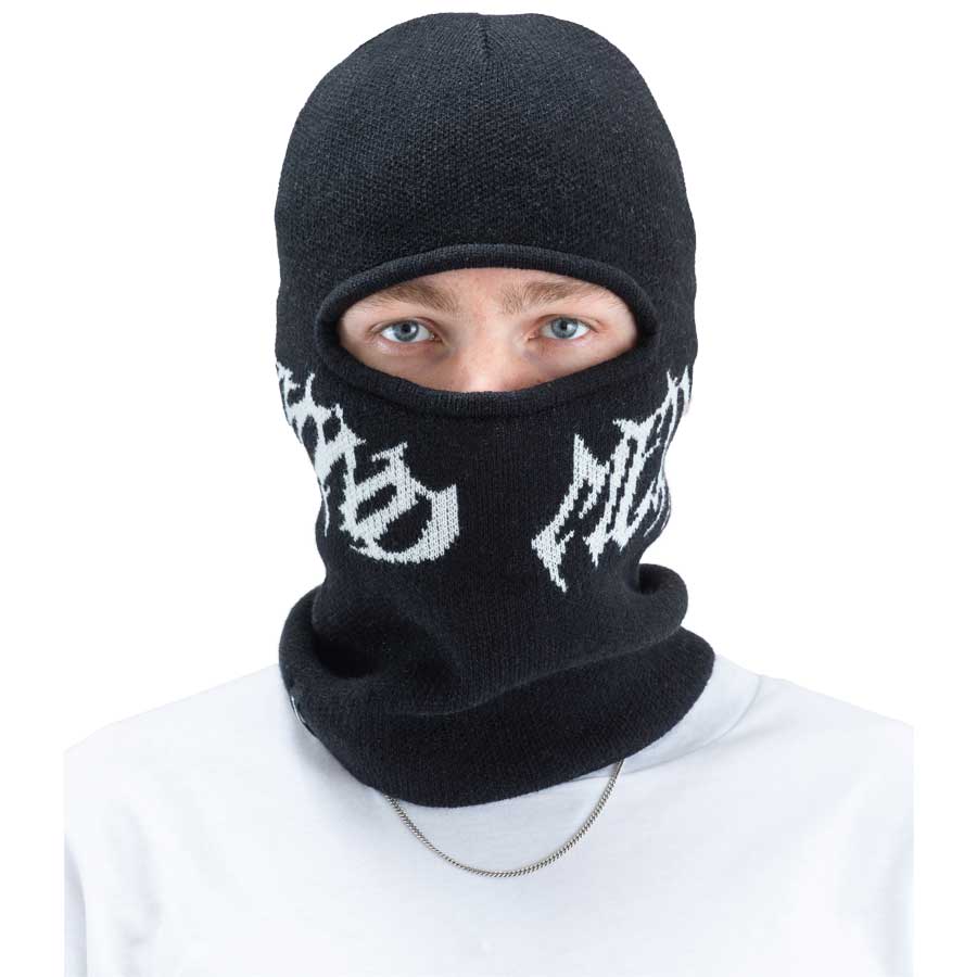 Beyond Medals Jacquard Knit Balaclava Black 2027
