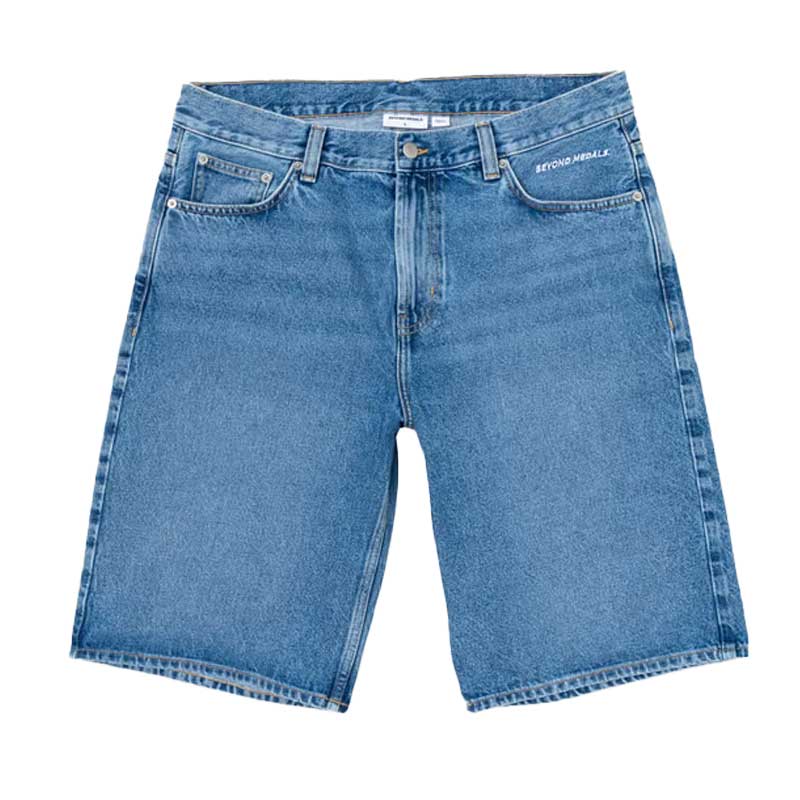 Beyond Medals Jeans Shorts Blue