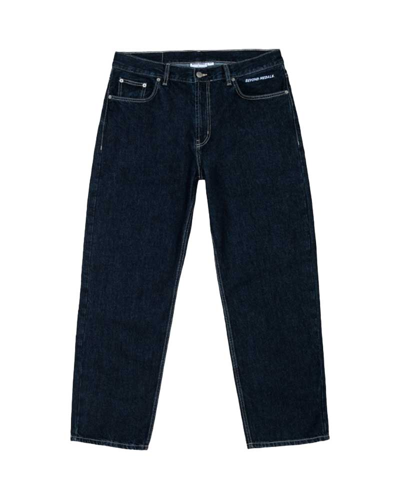 Beyond Medals Loose Jeans Dark Blue