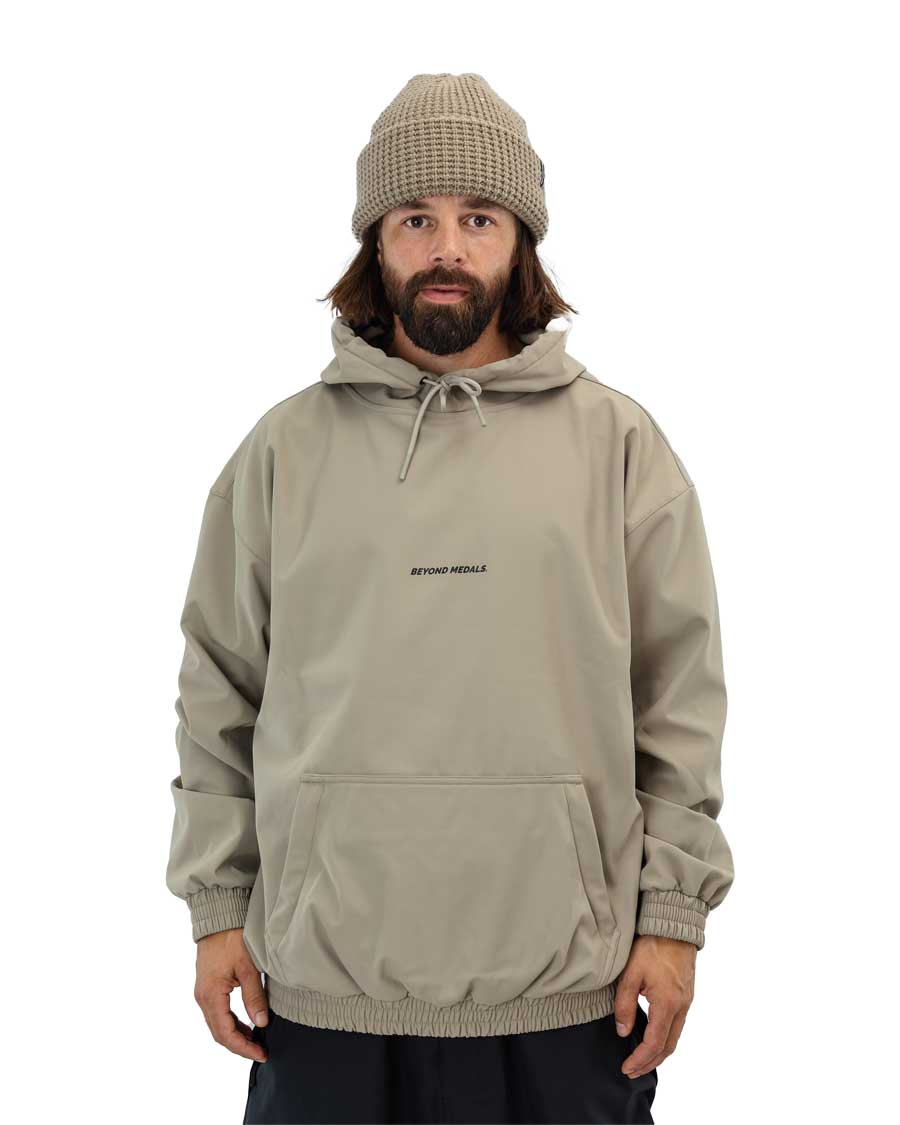 Beyond Medals Men's  Softshell Hoodie Beige 2026