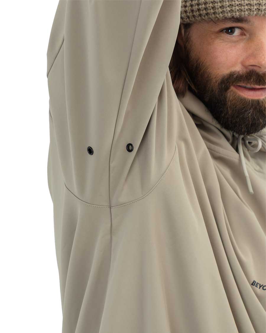 Beyond Medals Men's  Softshell Hoodie Beige 2026