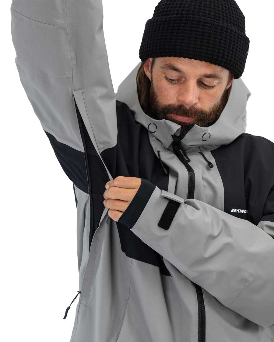 Beyond Medals Men's Fullzip Jacket 2L Grey 2026