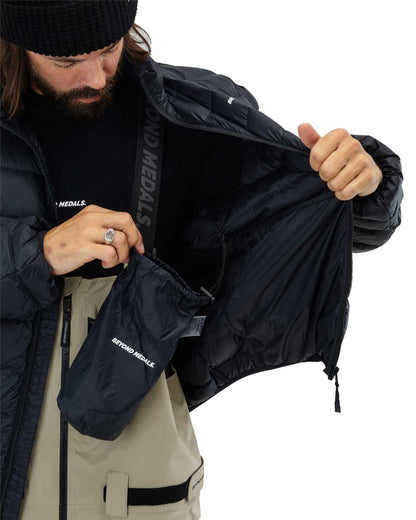 Beyond Medals Men's Packable Down Jacket Black 2026