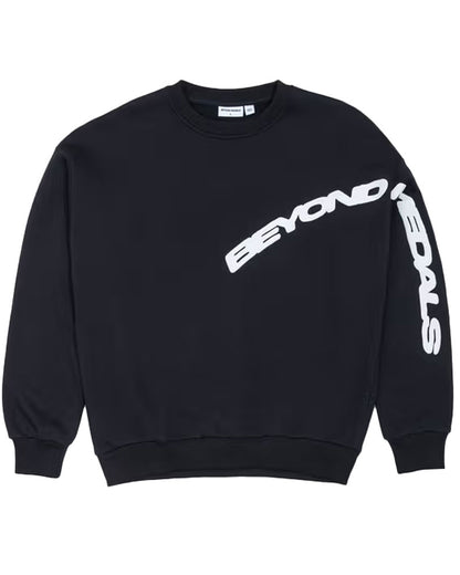 Beyond Medals Men's Puff Crewneck Black 2026