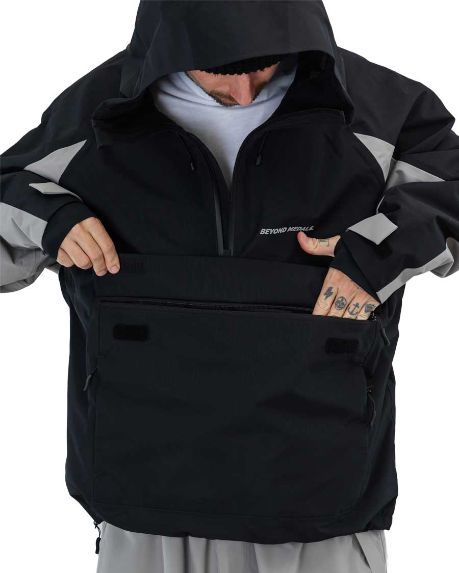 Beyond Medals Men's Retro Anorak 2L Black 2026