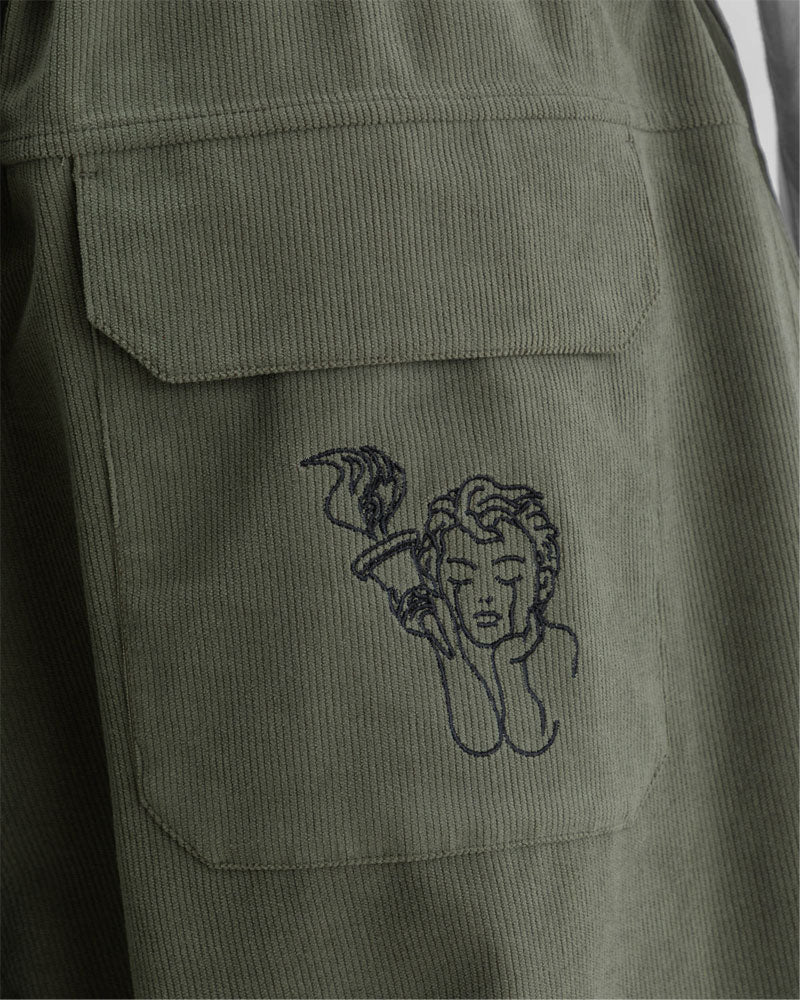 Beyond Medals Park Pants Cord 2L Green 2027