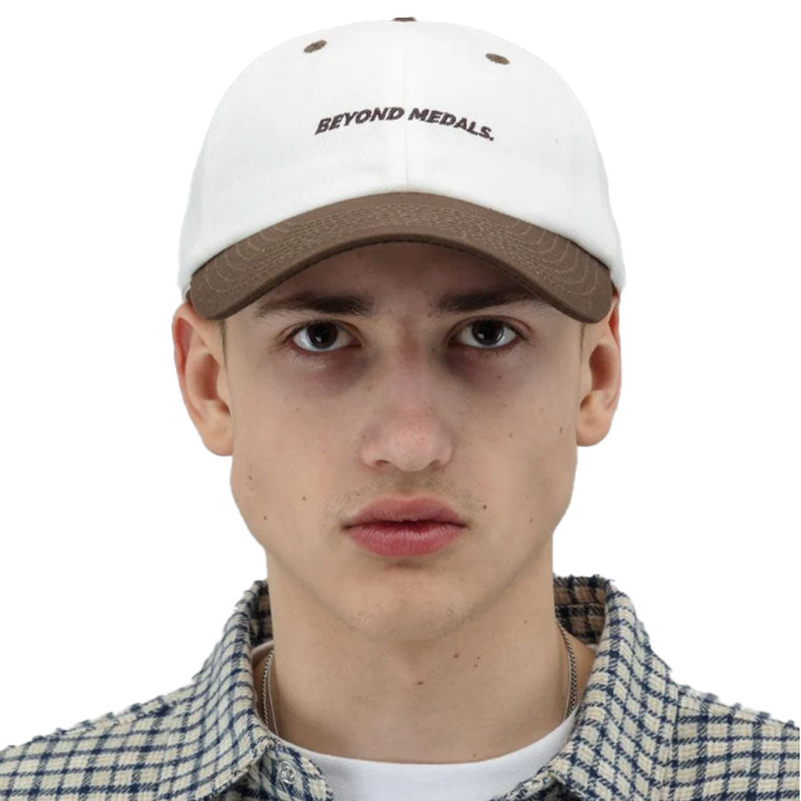 Beyond Medals Unstructured Cap Off White