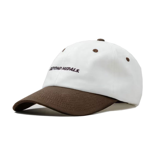 Beyond Medals Unstructured Cap Off White