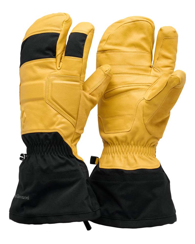 Black Diamond Guide Finger Gloves Beeswax-Black 2027