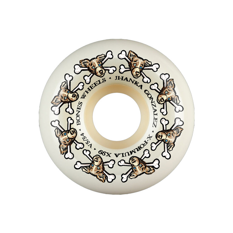 Bones XF Jhanka Vato Dog V5 Sidecuts 99A Wheels 54mm