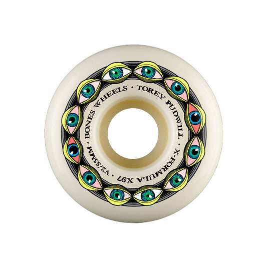 Bones XF Pudwill Frying Eyes V2 Locks 97A Wheels 53mm