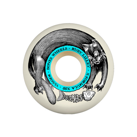 Bones XF Rubey Lilley Cat V5 Sidecuts 99A Wheels 56mm