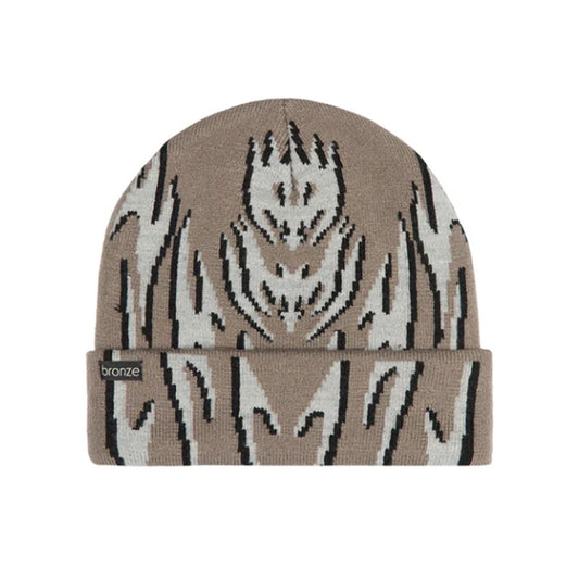 Bronze56K Tribal Sport Beanie Grey