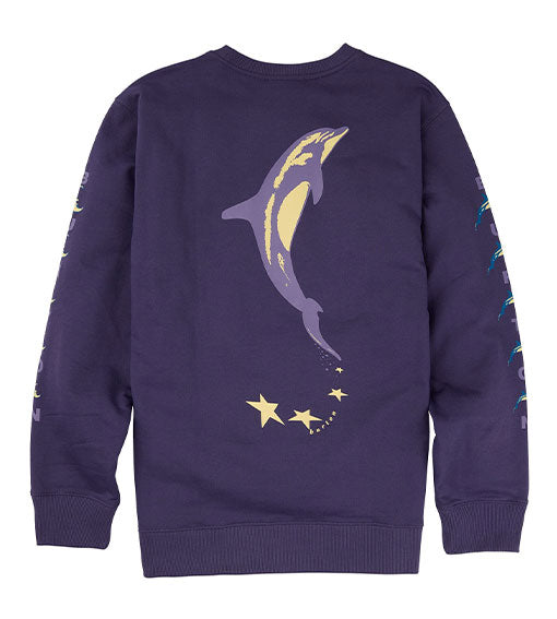 Burton 1996 Dolphin Crewneck Violet Halo Icons LTD
