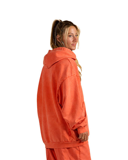 Burton AG Outfall Pullover Hoodie Fiesta Red 2025