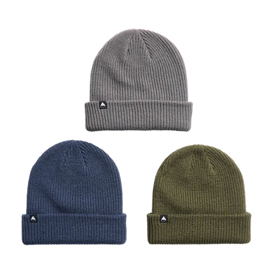 Burton DND Beanie (3 Pack) Selvedge Blue/Gotham Gray/Dried Moss 2027
