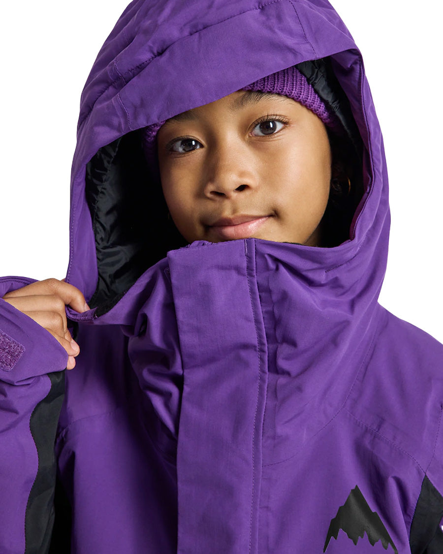 Burton Kids' Ascutney 2L Jacket Imperial Purple/True Black 2026