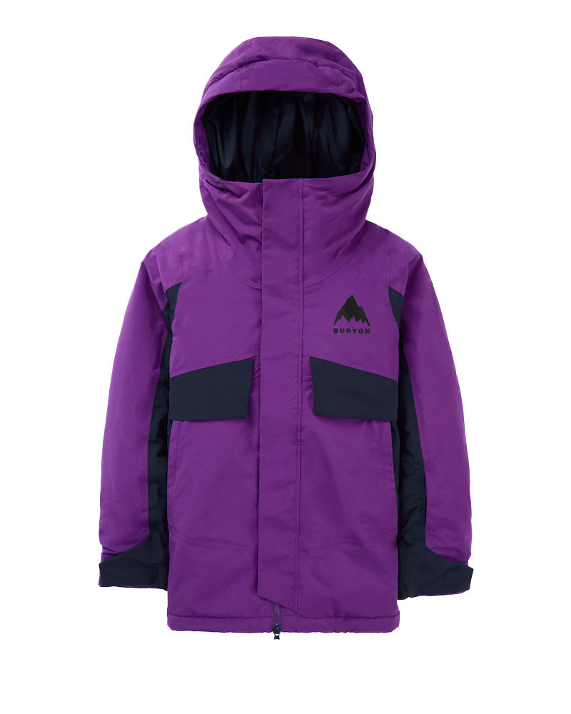 Burton Kids' Ascutney 2L Jacket Imperial Purple/True Black 2026
