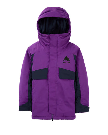 Burton Kids' Ascutney 2L Jacket Imperial Purple/True Black 2026