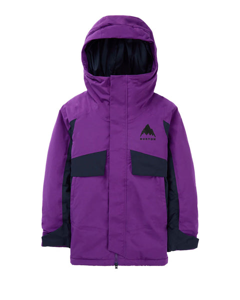 Burton Kids' Ascutney 2L Jacket Imperial Purple/True Black 2026