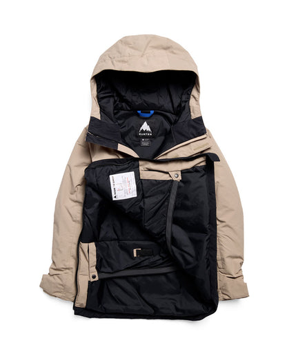 Burton Kids' Burton Frostner 2L Anorak Jkt Summit Taupe/True Black 2027