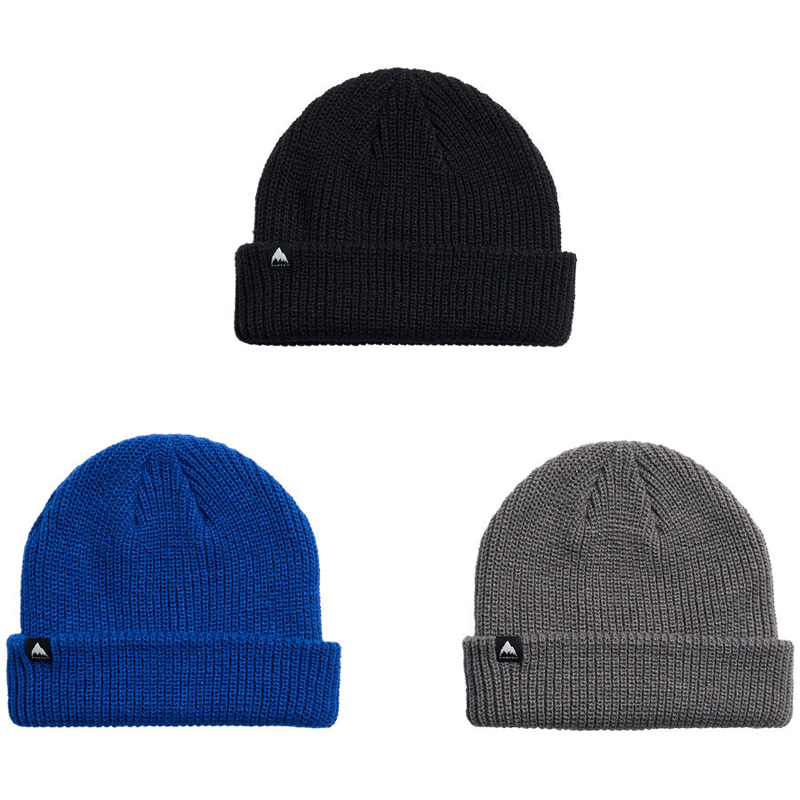 Burton Kids' DND Beanie 3-Pack True Black/Gotham Gray/Twilight Blue 2027
