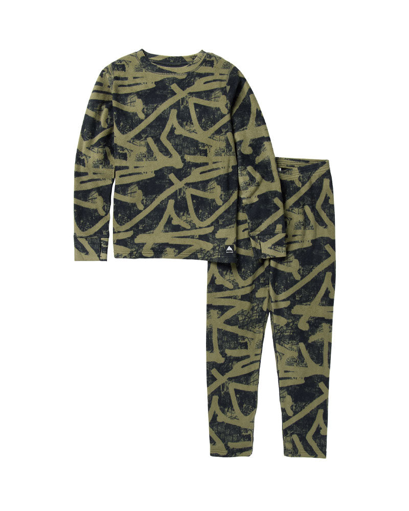 Burton Kids' Fleece Base Layer Set Forest City Streets 2026