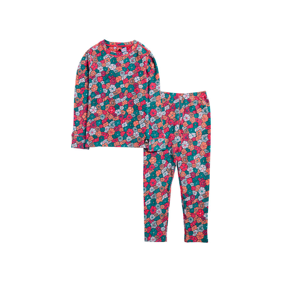 Burton Kids' Fleece Base Layer Set Pop Floral 2027