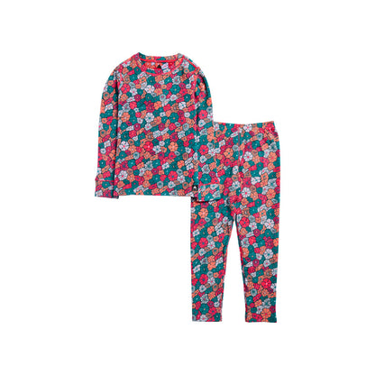 Burton Kids' Fleece Base Layer Set Pop Floral 2027