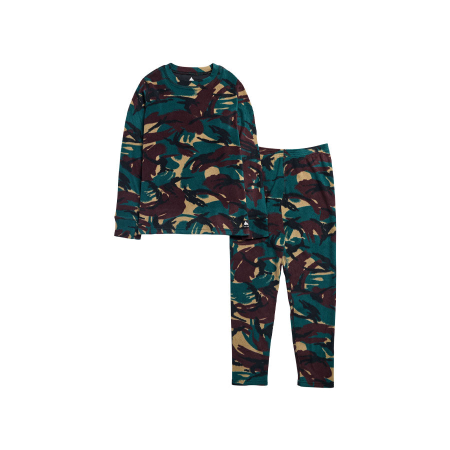 Burton Kids' Fleece Base Layer Set Seersucker Camo 2027