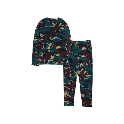 Burton Kids' Fleece Base Layer Set Seersucker Camo 2027